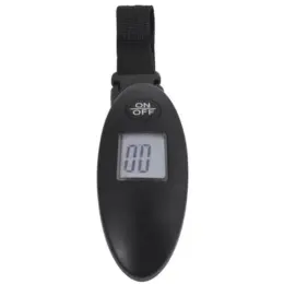 LCD Luggage Scale & Strap Black Front